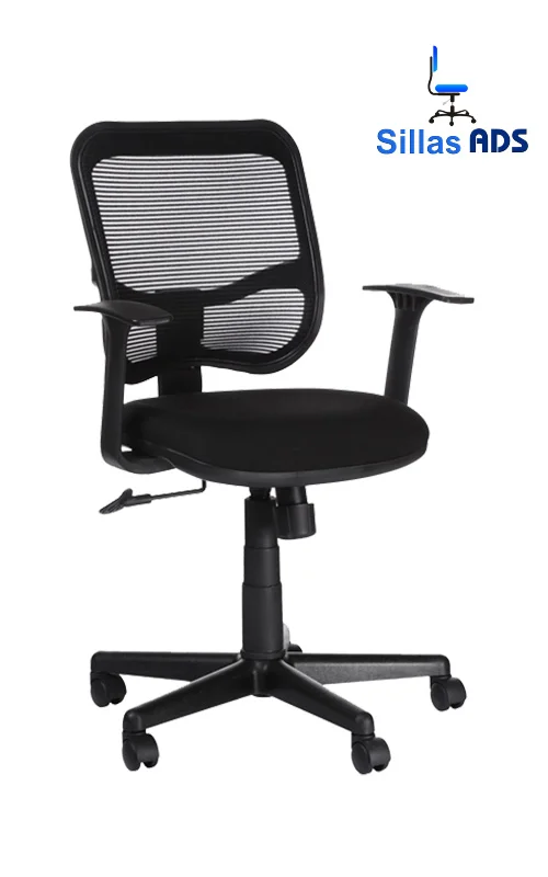 Silla Dolfi Semi ejecutiva Plus Mesh Fresh Negro, foto 1